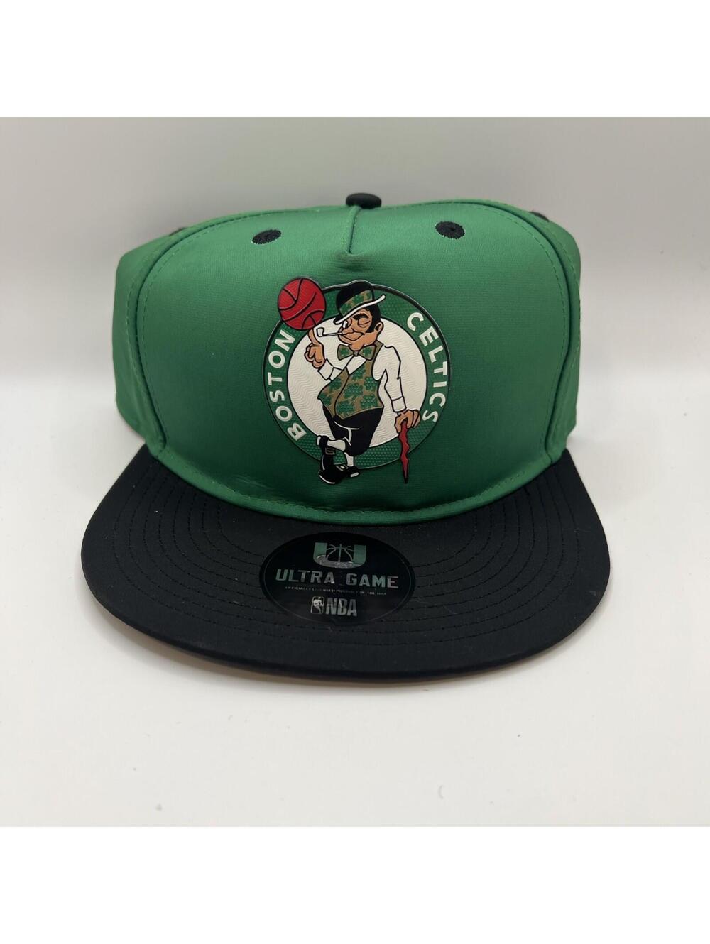 Ultra Game Official NBA Boston Celtics Basketball Unisex Snapback Hat New